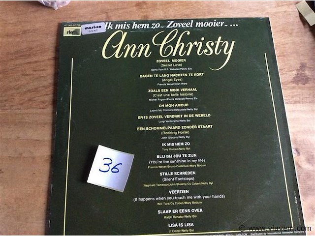 Lp ann christy - afbeelding 2 van  2