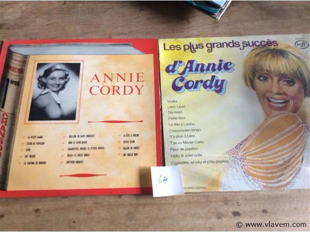 Lp annie cordy 2stuks - afbeelding 1 van  2
