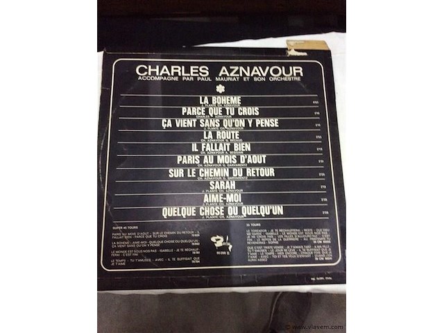 Lp c asnavour - afbeelding 2 van  2