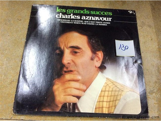 Lp c aznavour - afbeelding 1 van  2