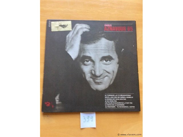 Lp c aznavour - afbeelding 1 van  2