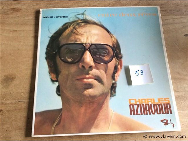 Lp charles aznavour - afbeelding 1 van  2
