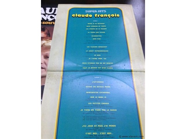 Lp claude françois + 2 magazines - afbeelding 2 van  2