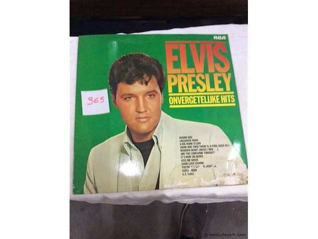 Lp e. presley ( kaft besch.) - afbeelding 1 van  2