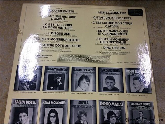 Lp edith piaf - afbeelding 2 van  2