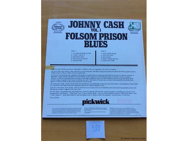 Lp j. cash - afbeelding 2 van  2