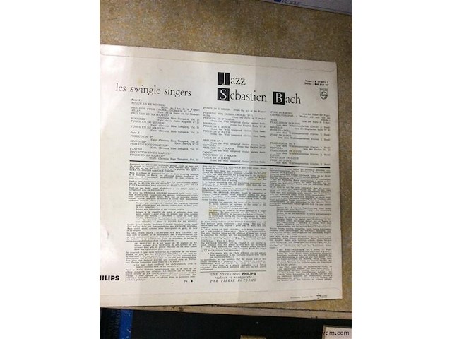 Lp jazz sebastien bach - afbeelding 2 van  2