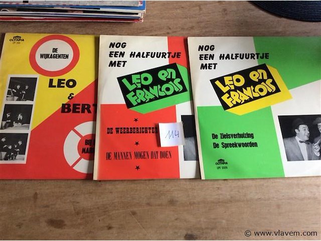 Lp klein formaat leo & françois 3stuks - afbeelding 1 van  1