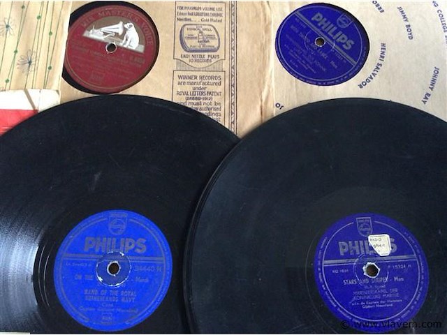 Lp lot 6stuks 78t marsmuziek - afbeelding 2 van  3