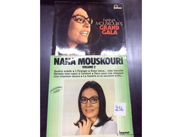 Lp nana mouskouri 2stuks - afbeelding 1 van  2