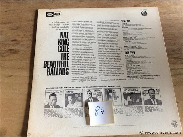 Lp nat king cole - afbeelding 2 van  2