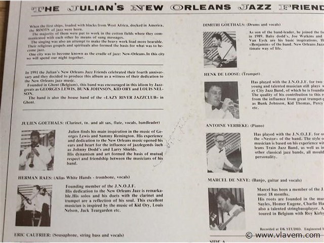 Lp new orleans jazz - afbeelding 2 van  2