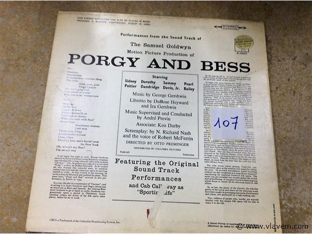 Lp porgy and bess - afbeelding 2 van  2