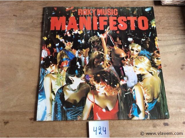 Lp roxy music ( manifesto ) - afbeelding 1 van  2