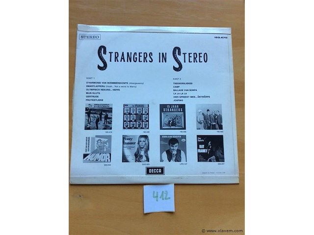 Lp the strangers - afbeelding 2 van  2