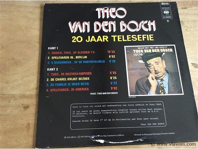 Lp theo van den bosch - afbeelding 2 van  3