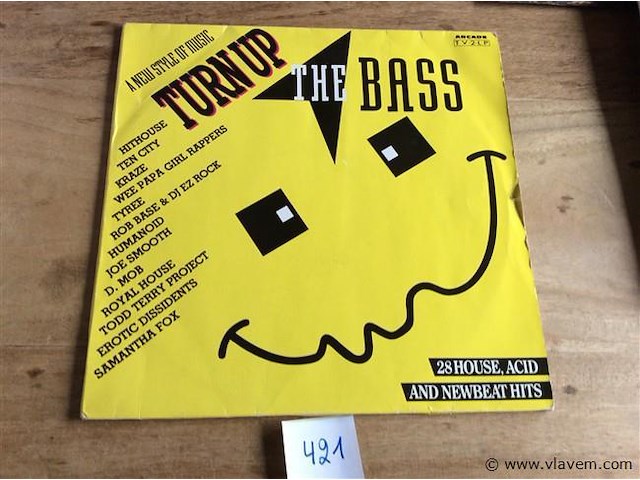 Lp turn up the bass vol1. - afbeelding 1 van  2