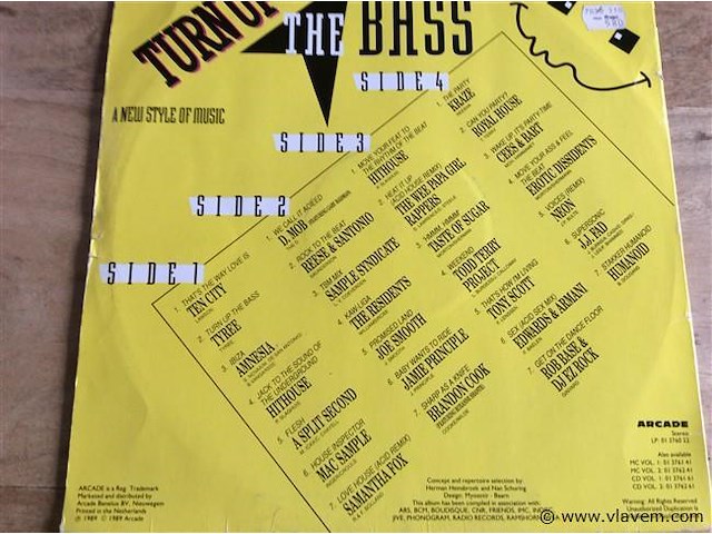 Lp turn up the bass vol1. - afbeelding 2 van  2