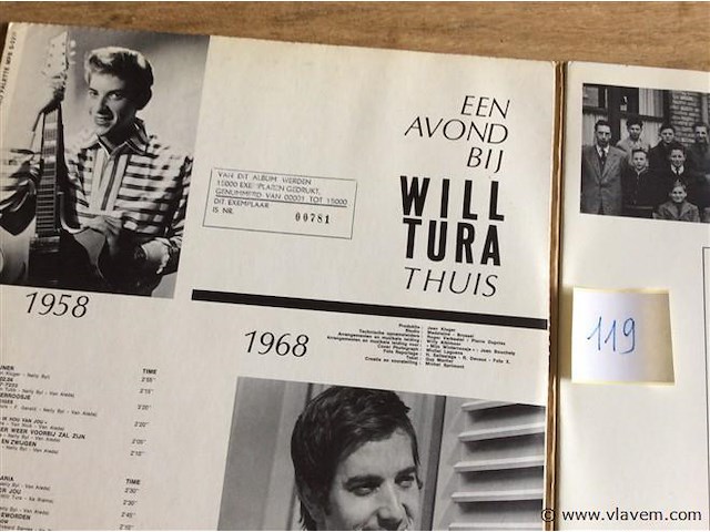 Lp will tura - afbeelding 2 van  3