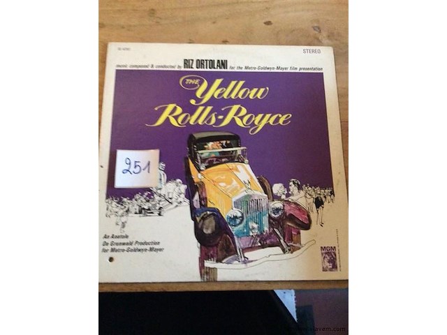 Lp yellow rolls royce - afbeelding 1 van  2