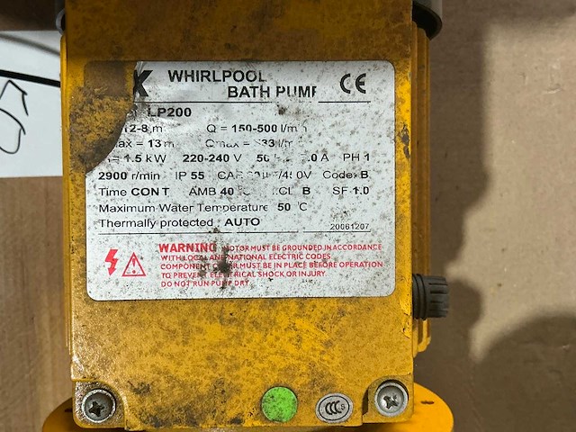 Lp200 zwembad pomp - afbeelding 4 van  4