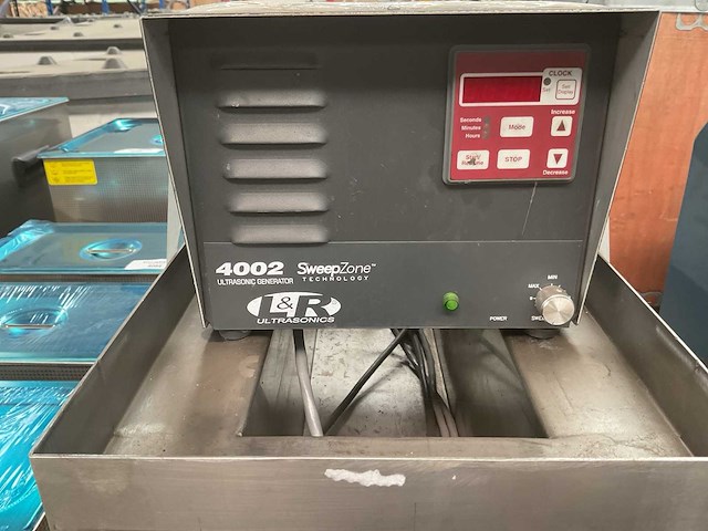 L&r ultrasonics 4002 ultrasonic cleaner - afbeelding 3 van  5