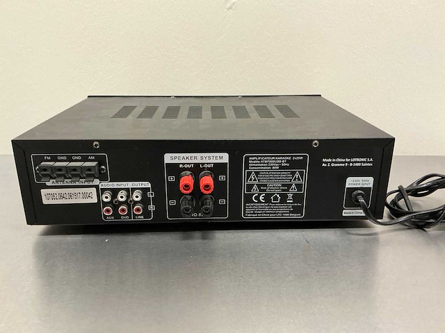 Ltc audio atm7000usb-bt digital karaoke amplifier versterker - afbeelding 8 van  10