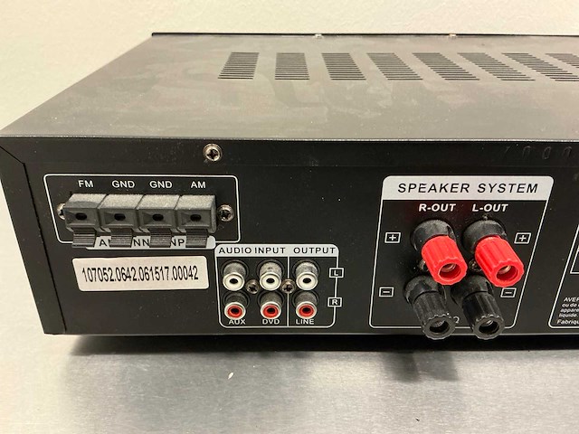 Ltc audio atm7000usb-bt digital karaoke amplifier versterker - afbeelding 10 van  10