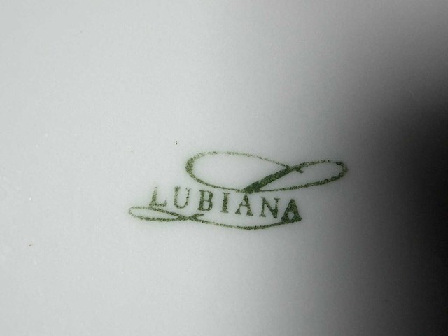 Lubiana porseleinen bord (290x) - afbeelding 4 van  5