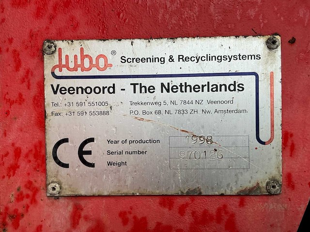 Lubo mobiele zeefinstallatie - afbeelding 61 van  64