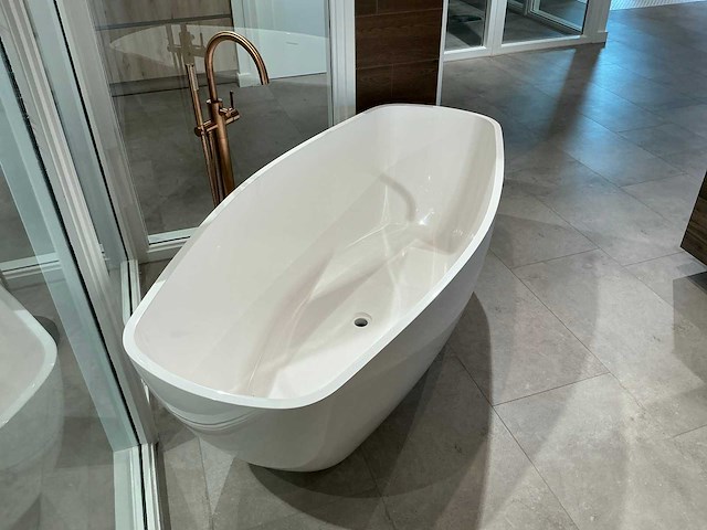 Luca - vasca danish oval - vrijstaand bad 170 x 80 cm - afbeelding 2 van  3