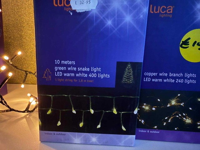 Luca ornament kerstverlichting / buitenverlichting (109x) - afbeelding 6 van  17