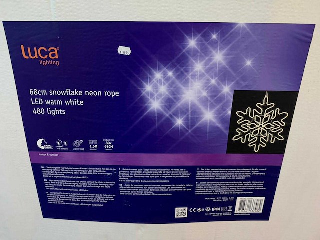 Luca ornament kerstverlichting / buitenverlichting (109x) - afbeelding 17 van  17