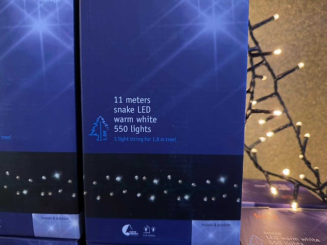 Luca ornament kerstverlichting / buitenverlichting (109x) - afbeelding 1 van  6