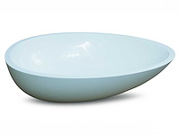 Luca sanitair - eivormig - luva1304 - waskom 61 x 44 cm - afbeelding 1 van  2