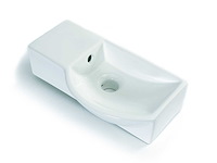 Luca sanitair - luce1602 - fontein 40 x 22 cm - afbeelding 1 van  3