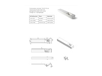 Luca sanitair - luva1339a - fonteinplateau rechts 120 x 22 cm - afbeelding 2 van  3