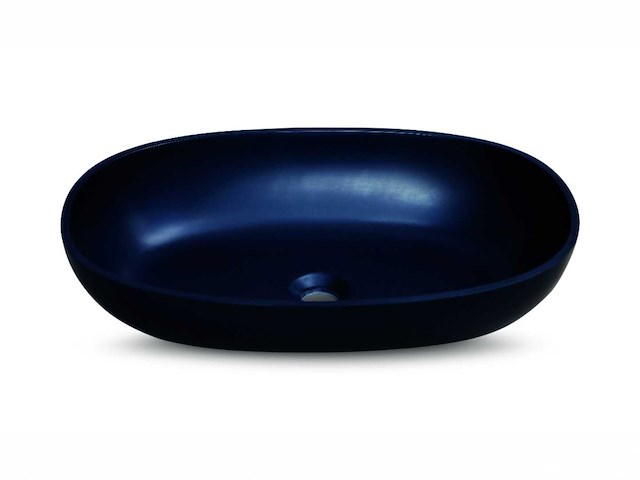 Luca sanitair - ovaal - luva1306a - waskom 57 x 38 cm - afbeelding 1 van  3
