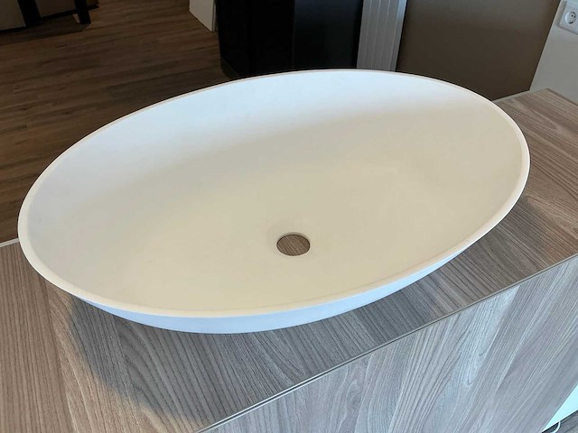 Luca sanitair - ovaal - waskom 57 x 40 cm - afbeelding 3 van  6