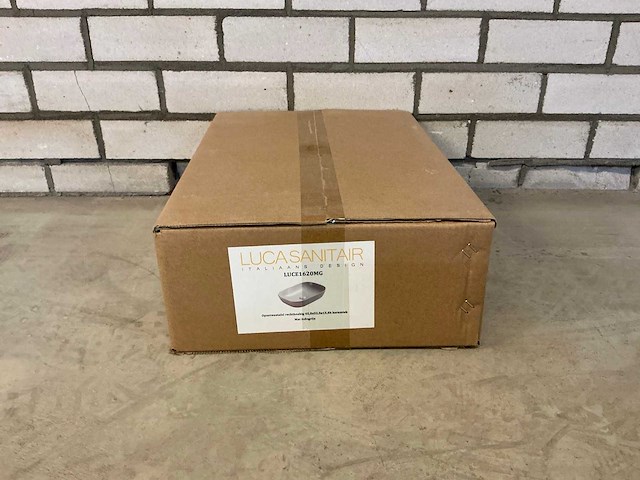 Luca sanitair - rechthoekig - luce1620mg - waskom 45,5 x 32,5 cm - afbeelding 2 van  2