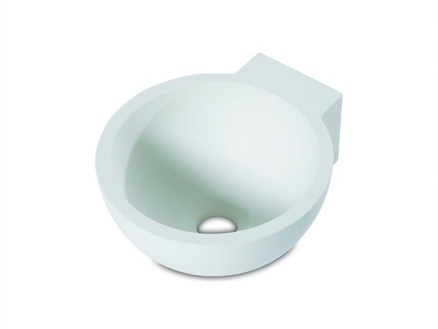 Luca sanitair - rond - luva1325m - wandfontein 27 x 24 cm - afbeelding 1 van  3