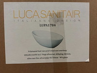 Luca sanitair lupa 1784 189x80,5x60cm vrijstaand bad - afbeelding 3 van  4