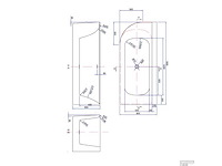 Luca sanitair lupa 1792 180x80x60cm douchebad - afbeelding 4 van  5