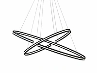 Luce ambiente clarke design hang lamp 120 cm - afbeelding 6 van  10