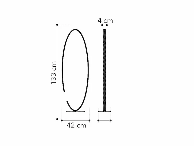 Luce ambiente clarke design vloer lamp 130 cm - afbeelding 3 van  5