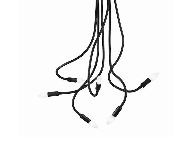 Luce ambiente lover nero 6 designlamp - afbeelding 3 van  9