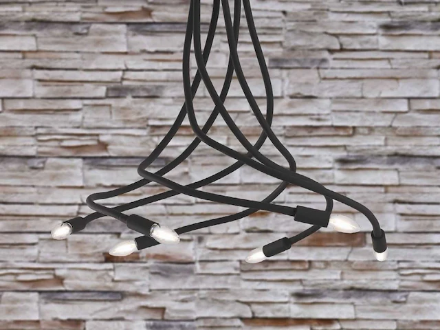 Luce ambiente lover nero design plafondlamp - afbeelding 7 van  11