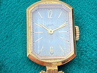 Luch goldplated vintage dameshorloge - made in ussr - afbeelding 4 van  8