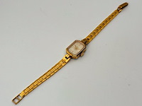 Luch goldplated vintage dameshorloge - made in ussr - afbeelding 5 van  8