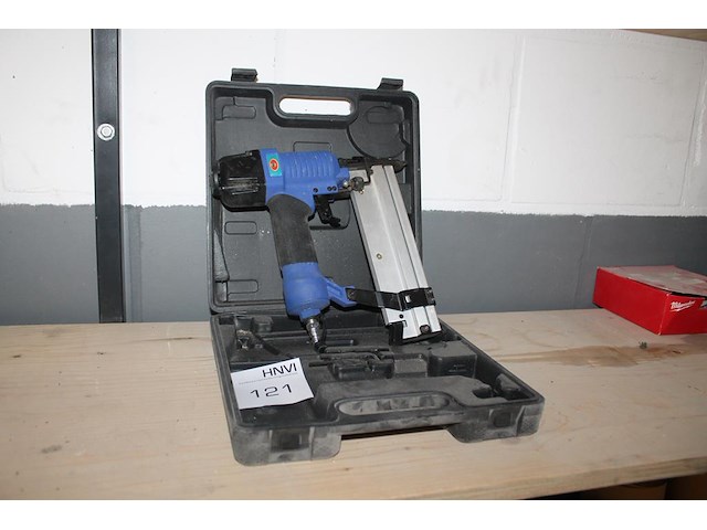Lucht tacker vos sf5040 in kunststof koffer. - afbeelding 1 van  2